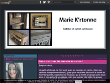 Tablet Screenshot of mariekrtonne.com